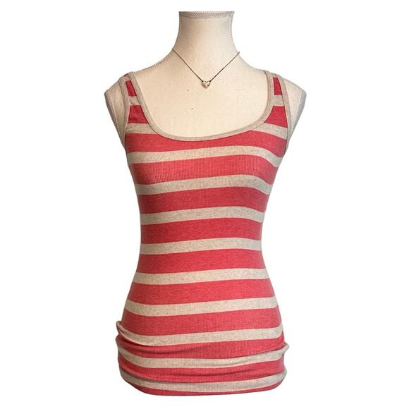 Vintage Striped Pink Must Have Layering Tank True To Size Size S Faded Glory - Picture 1 of 5